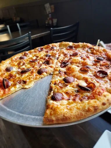Hand-tossed pepperoni pizza
